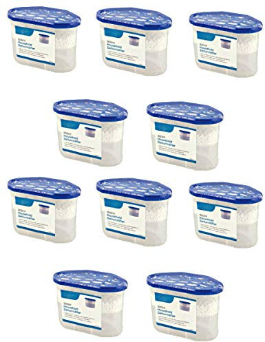 HomeZone® 10 paquetes de 500 ml desechable deshumidificador interior removedor de condensación absorbente de humedad deshumidificador