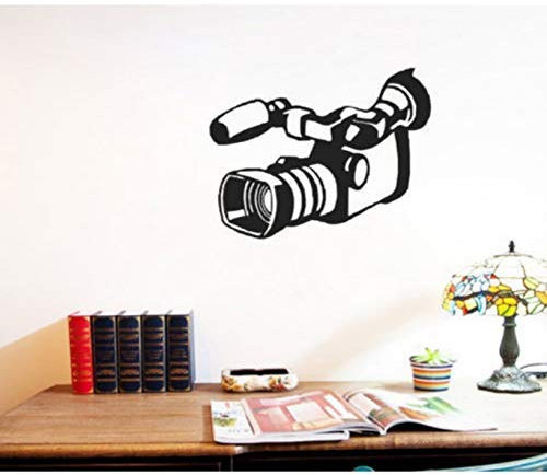 Kamera Video Film Büro Wandaufkleber Abziehbilder Vinyl Dekoration Diy Innenwanddekoration 72X45Cm