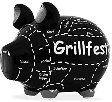 Spar-Hai als Spardose/Büchse ┼ witzige Geschenk-Idee zu Geburtstag und/oder Hochzeit (Grillfest klein)