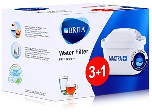 BRITA Maxtra+ Pure Performance 4x Manual water filter White, blanc, Taglia unica, Étoiles et rayures