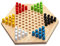Ensemble de jeu familial de dames chinoises en bois hexagonales traditionnelles Meilleur choix