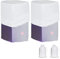 Skyour White 10/12/15 PA DJ Speaker Cover Scrim 2PCS Stretchy Speaker Cover for Wedding Church Club (RSC128W)