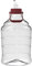 Browin 644325 Wine Carboy, Light Demijohn with a Handle, 25 L, Red