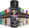 AlezyB - Black Satin 400ml All Purpose Spray Paint | Use on Metal, Wood, Plastic and Multipurpose Aerosol Professional Quality Perfect Finish, for Interior Exterior and Excellent Coverage