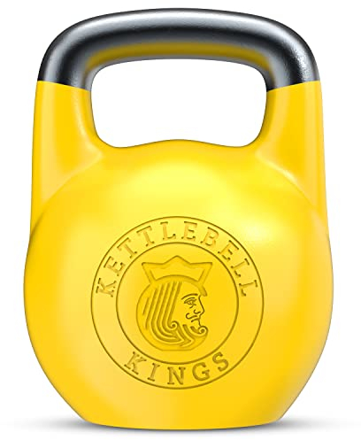 Kettlebell Kings | 33mm Competition style Kettlebell Weights For Women & Men | Designed For Comfort in High Repetition Workouts | Superior Balance For Better Workouts (16KG)