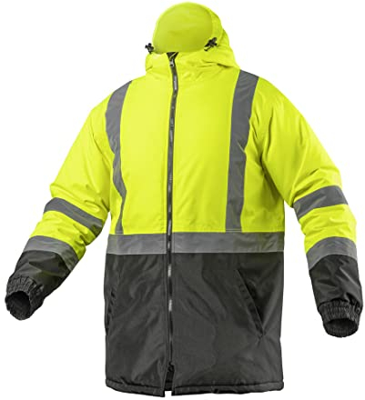 Högert Winter Warnschutzjacke Leda in Gelb 3XL