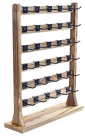 Holz Ohrringe Display Ständer Mit Haken Mehrzweck Für Kommode Schlafzimmer Halskette Schmuck Lagerung B0E6 Hängende Display Organisieren