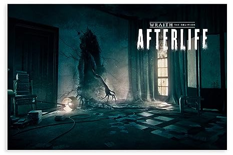 KOURT Game Poster Wraith The Oblivion Afterlife 1 Leinwandposter Wandkunst Dekor Druck Bild Gemälde für Wohnzimmer Schlafzimmer Dekoration ungerahmt 50 x 75 cm