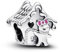PANDORA Moments Lebkuchenhaus Charm aus Sterling Silber, Kompatibel Moments Armbändern, 792823C01