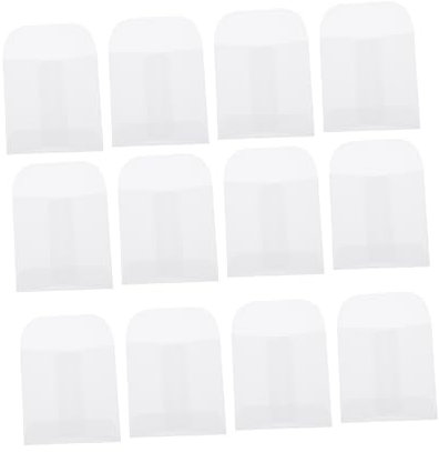 CAXUSD 50stücke Mini Umschläge Transparent Für Schmuck Münzen Und Kleinteile Aufbewahrungslösungen Für Organisation Vielseitige Papiertüten Für Dekoration Und Versand