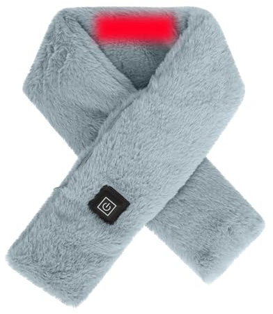 Heated Scarf for Women & Men - 3 Heat Settings, USB Rechargeable, Electric, Washable Winter Warm Neck Wrap