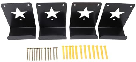 YDRCESMI 4pcs Heavy Duty Door Storage Hangers Bracket Wall Mount Doors Holder Rack Compatible for s Auto Door Hanger Storage Solution for Garages and Home Use