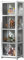 Witriolik Vitrina Expositora, 42x33x130cm Vitrinas De Cristal, Vitrinas para Colecciones, Sellado Prueba De Polvo Vitrinas para Colecciones para Figuras Coleccionables(Blanco)