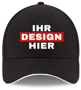 ERICAT personalisiert Cap personalisierte Basecap personalisierte Baseballkappe mit Foto/Logo/Text Cap selbst gestalten,personalisiert Klassische Trucker-Kappe für Männer Frauen