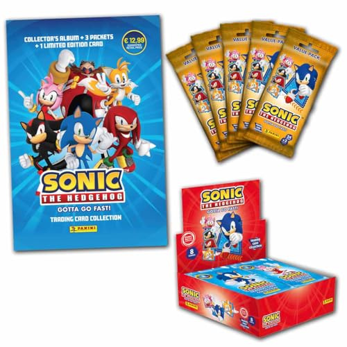 Panini Sonic The Hedgehog – Gotta Go Fast Trading Card Kollektion (Super Sonic-Bundle)