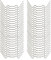 50 Pcs Greenhouse Glass Clips, Stainless Steel Greenhouse Glazing Clip, Glass Pane Fixings Accessories W Wire Clips Aluminium Greenhouses Panels for Holding Glazing