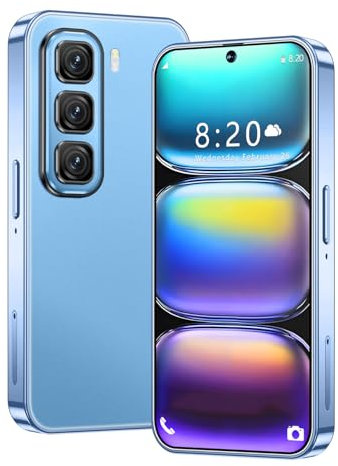 LatsYrs 4G mini Smartphone Unlocked with 4.0 inch HD Display, 3GB RAM+32GB ROM,Dual SIM Dual Camera,Android 10.0,Wifi,Bluetooth,FM,GPS Pocket Phone (Blue)