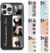 DCPPCY Personalisierte Handyhülle mit Foto Text für iPhone 13, Handyhülle Selbst Gestalten mit Mehreren Bild Text, TPU Stoßfest Hülle Personalisierte Foto Hüll für Familie (Mehrfarbig)