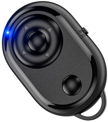 Fingertip Clicker, Wireless Video Scrolling, 1-2 cm Camcorder Controller, One-Button, Design compatto portatile per foto, registrazione, e-book, reading, vlogging smartphone