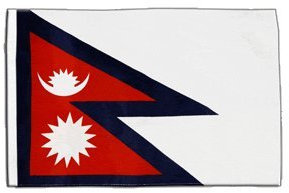 Flaggenfritze Flagge/Fahne Nepal + gratis Sticker