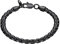 PROSTEEL Herren Armband Edelstahl Venezianierkette Box Kette Armband 6mm Breit Fashion Kettenarmband Armkette für Herren, Länge 20CM, schwarz