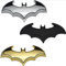 BAAQII 3pcs DIY 3D Batman Metall Auto Auto Motorrad Logo Aufkleber Abzeichen Emblem Schwanz Decals