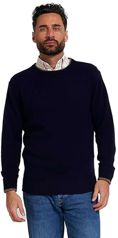 JACK PYKE 100% Lambswool Crew Neck Knitted Jumper