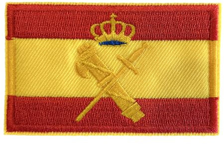 Parche Bordado Bandera Guardia Civil 7.7cm Para Planchar o Coser