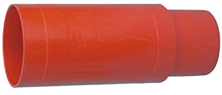GIUNTO di RIPARAZIONE SUPER ARANCIO MANICOTTO PVC RACCORDO D. 100 TUBO ROSSO