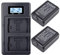 CITYORK NP-FW50 Batterie de Rechange et Chargeur de Batterie Compatible avec Sony A7, A7II, A7RII, A7SII,A7S,A7S2,A7R,A7R2,A6000, A6500, A6300, A6400, A55, A5100,ZV-E10