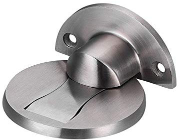 Magnetischer Türstopper aus Edelstahl 304, Türstopper aus Gebürstetem Metall mit Soft Catch Funktion, Selbstklebender Kleber und Schrauben, Hochleistungs Türhalter für das Home Hotel Restaurant