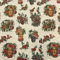 Kt KILOtela - Digitaler bedruckter Canvas-Stoff - Halbpanama aus 100 % Baumwolle - Patchwork 100 cm Länge x 140 cm Breite, Frida, Totenköpfe - Mehrfarbig - 1 Meter