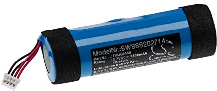 vhbw 1x Akku Ersatz für DJI 1WJG0480, TI100782 für Drohne Controller (3400 mAh, 3,7 V, Li-Ion)