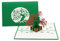 design3dkarten® Bonsai, Blumenstrauß, Blumen, 3d Klappkarte, Pop Up Karte, Glückwunschkarte, Grußkarte, Geschenkkarte