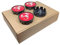 Set 4 Tappi Coprimozzo Copri Mozzo con Scorpione Diametro 50 mm Compatibili per ABARTH Cerchi Essesse Coppe Coppette per Cerchi in Lega Diametro 50 mm Rosso Argento