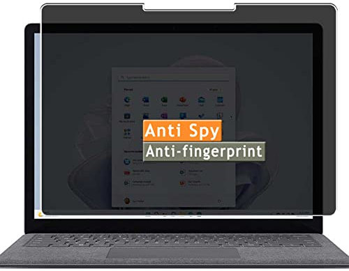 Vaxson Privacy Screen Protector, compatible with Microsoft Surface Laptop 5 13.5 Laptop, Anti Spy Guard Film Protectors Sticker [NOT Tempered Glass]