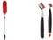 OXO Good Grips Extendable Microfibre Duster & Good Grips Deep Clean Brush Set - Orange