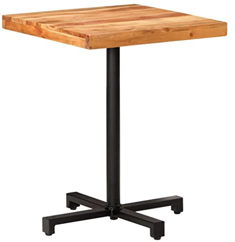 Möbeltisch Bistrotisch eckig 60x60x75 cm Akazienholz massiv Tische