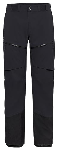 VAUDE Monviso 3-Lagen Skitourenhose Trekkinghose Wanderhose Herren schwarz schwarz
