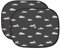 Jané Cortina Parasol Coche, 2 Unidades, Plegable, Reversible, Ventosa, Universal, Automóvil, Gris