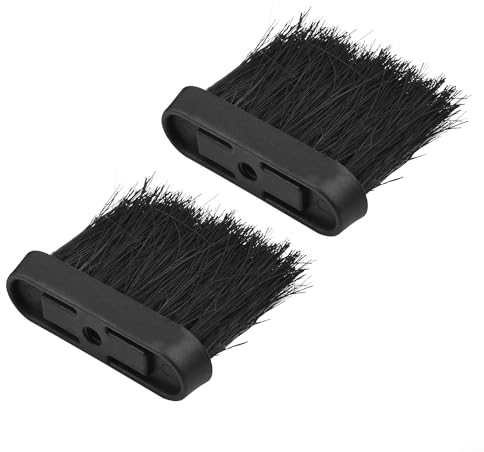 Kaminbürste, Ersatzbürstenkopf-Nachfüllpackung für Begleitsets, längliche Form, 2 Stück, Gewindebohrung misst 3/8 Zoll, für die Pflege Ihres Kamins (L)