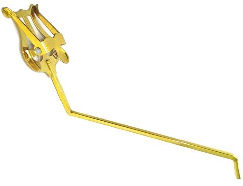 BEIIRLLA Saxophon-Leiernadel, rund, zum Anklemmen, goldfarben