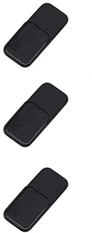 NYCEMAKEUP 3 Pack Laptop Camera Shield Stickers, Black, Compact, Anti-Scratch, Privacy Protection
