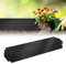 HENGMEI 15m Metall Rasenkante Flexibel Mähkante Beetumrandung 100 x 15 cm Beeteinfassung 15 Stück Schwarz