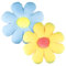Lot De 2 Coussin Fleur, Oreiller Floral Mignon en Peluche Floral Coussin De Sol, Coussins Décoratifs, Coussin De Sol Enfant, pour La Décoration De La Chambre d'enfant, De La Maison Et du Canapé (C)