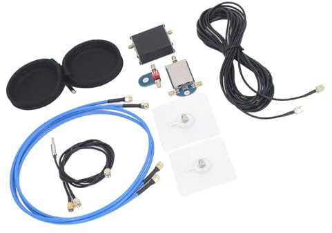 Antenna Ricevente Attiva a Loop HF AM FM VHF UHF SDR Antenna Ricevente a Banda Larga a Loop Attivo a Banda Intera Antenna Loop Piccola 5-12 V