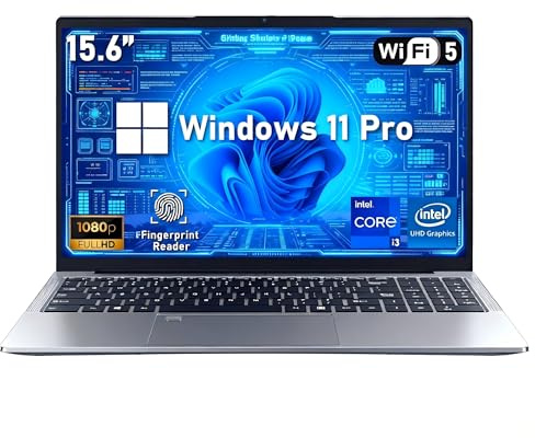 15,6 Zoll Laptop-Computer, i3 2C/4T Prozessor der 10. Generation (Beat N95, N100, bis zu 3,4 GHz) Laptops mit 16 GB RAM 1 TB SSD,15,6 Zoll FHD 1920 x 1080 Display, WIFI5, BT5.0, Windows 11 Pro