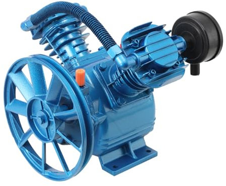 Lfhelper Air Compressor Pump Head, 3HP, Cast Iron Cylinder Pump Head, 8.8 CFM, 115 PSI, 1050 RPM, Air Compressor Heads with Low Noise, Fast Heat Dissipation