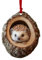 Weihnachten Acryl Tier deko, Animal Christmas Ornament, Wald Tier Weihnachtsbaumschmuck, Acryl Eule, Eichhörnchen, Igel, Vogel, Baum Anhänger Weihnachtsdekoration Für Urlaub