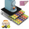 Cassetto Porta Capsule,Masthome Cassetto Porta Capsule Dolce Gusto,Dispenser Capsule di Capacità 72pz,Contenitore Capsule Dolce Gusto,Supporto per Macchina Caffè con Superficie Antivibrazione in EVA